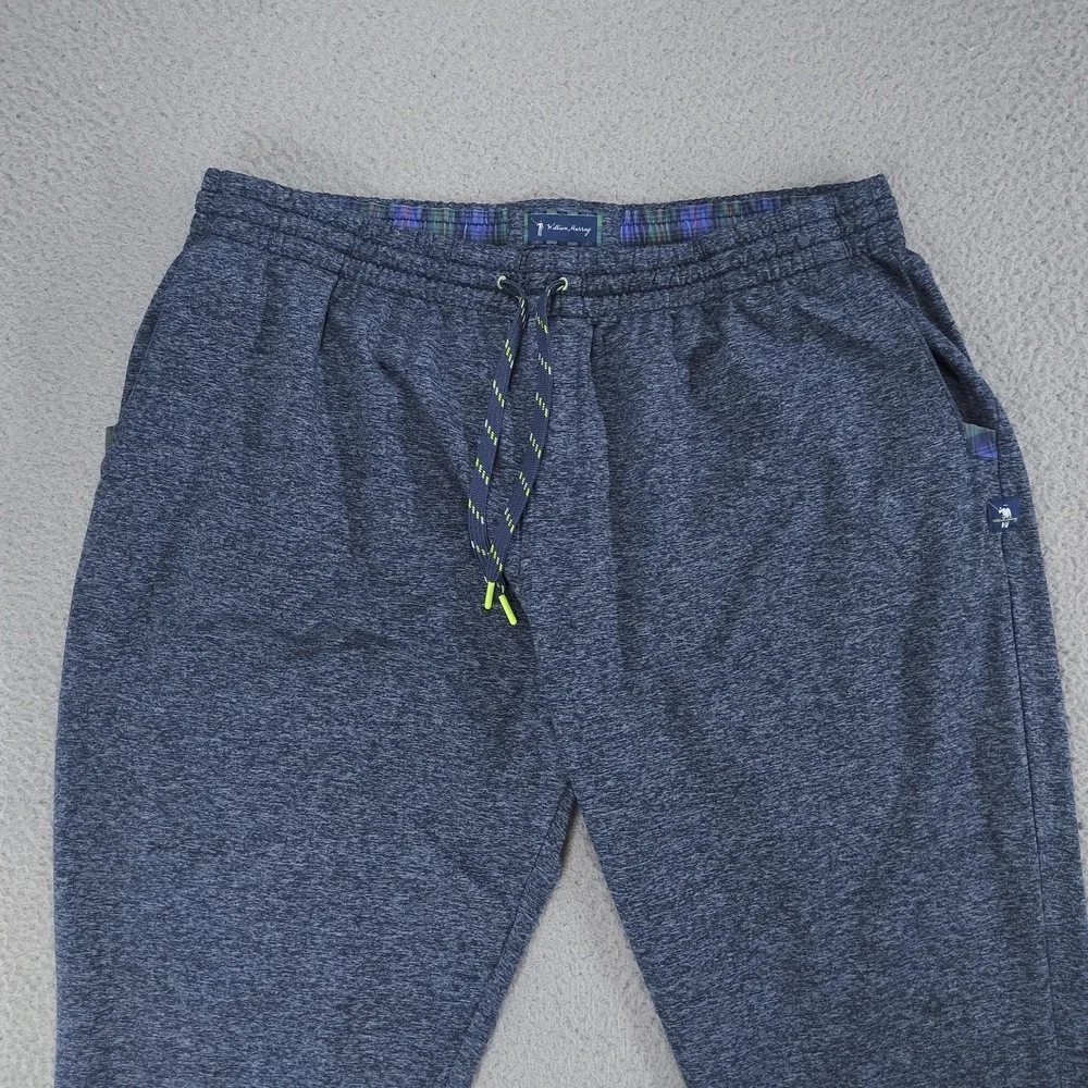 William Murray Jogger Pants Mens 2XL Blue Stretch Elastic Waist Lounge Athletic